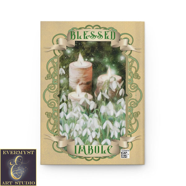 Hardcover Journal Imbolc Blessed Wicca Pagan Spring Blank Book