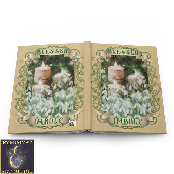 Hardcover Journal Imbolc Blessed Wicca Pagan Spring Blank Book