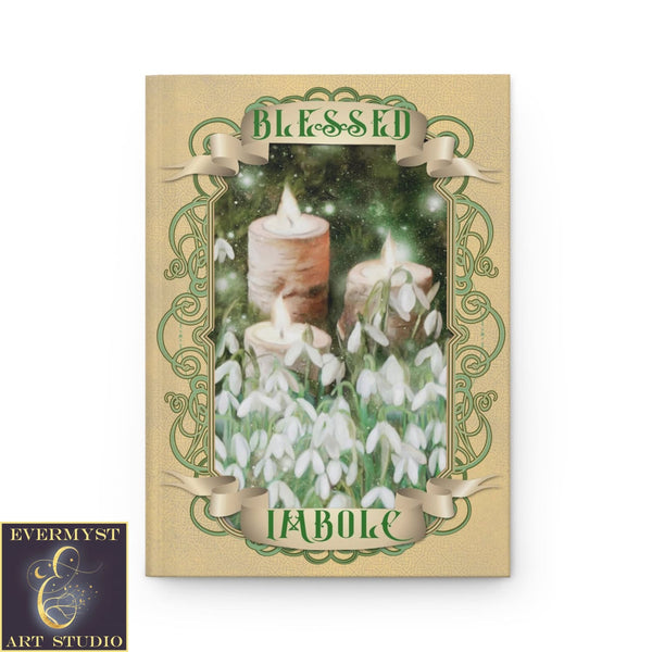 Hardcover Journal Imbolc Blessed Wicca Pagan Spring Blank Book