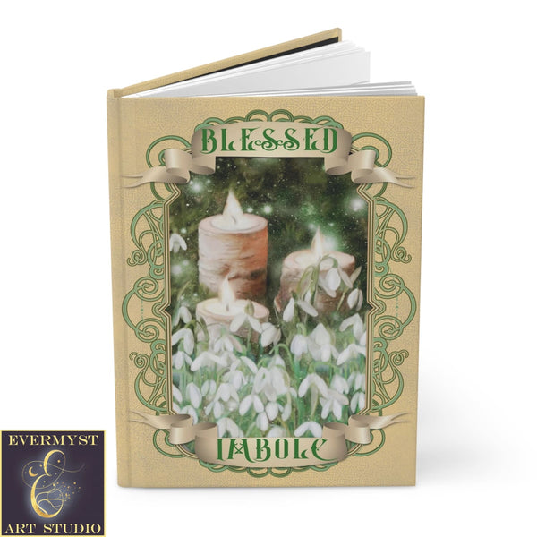 Hardcover Journal Imbolc Blessed Wicca Pagan Spring Blank Book