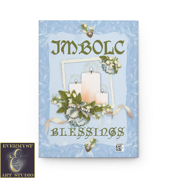 Hardcover Journal Imbolc Blessings Spring Pagan Witch Blank Book