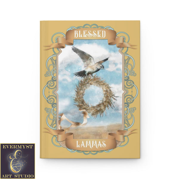 Hardcover Journal Lammas Blessed Vintage Wicca Pagan Blank Book