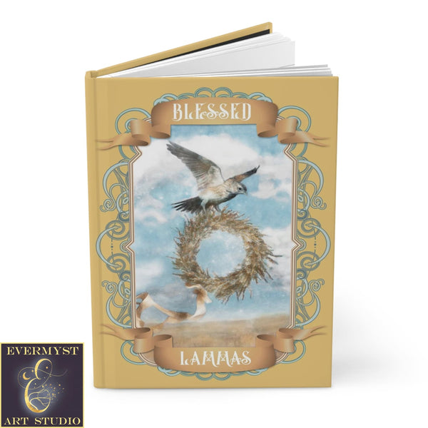 Hardcover Journal Lammas Blessed Vintage Wicca Pagan Blank Book