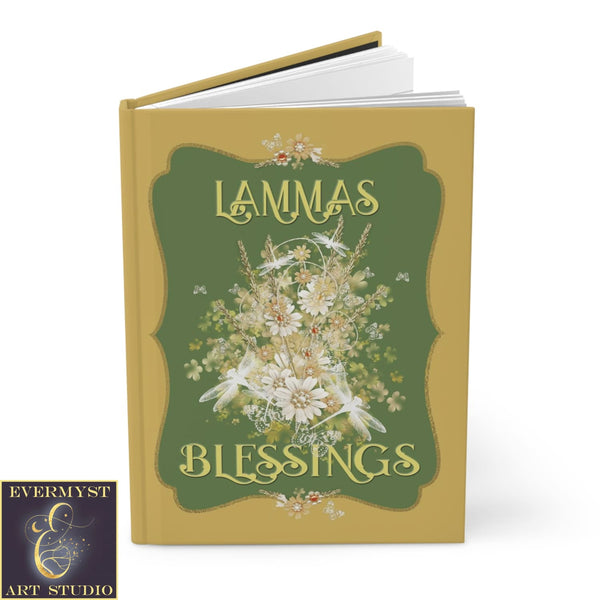 Hardcover Journal Lammas Blessings Wicca Pagan Blank Book