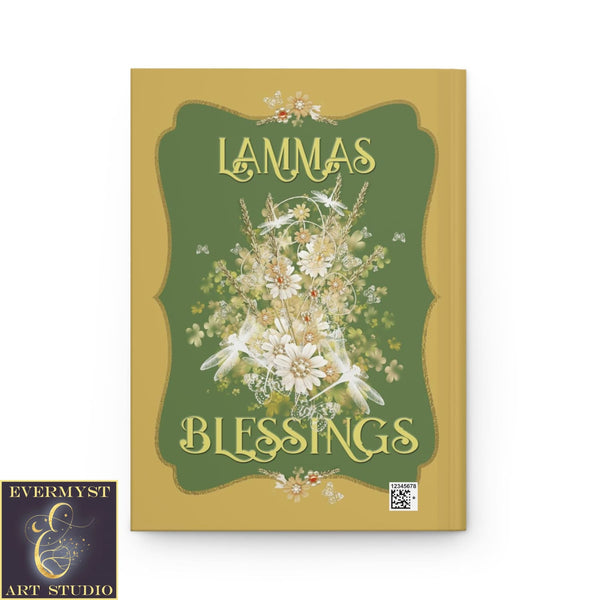 Hardcover Journal Lammas Blessings Wicca Pagan Blank Book