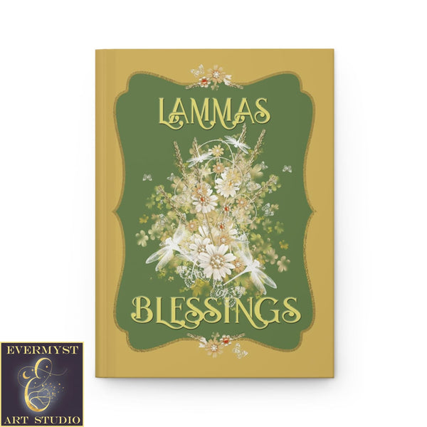 Hardcover Journal Lammas Blessings Wicca Pagan Blank Book