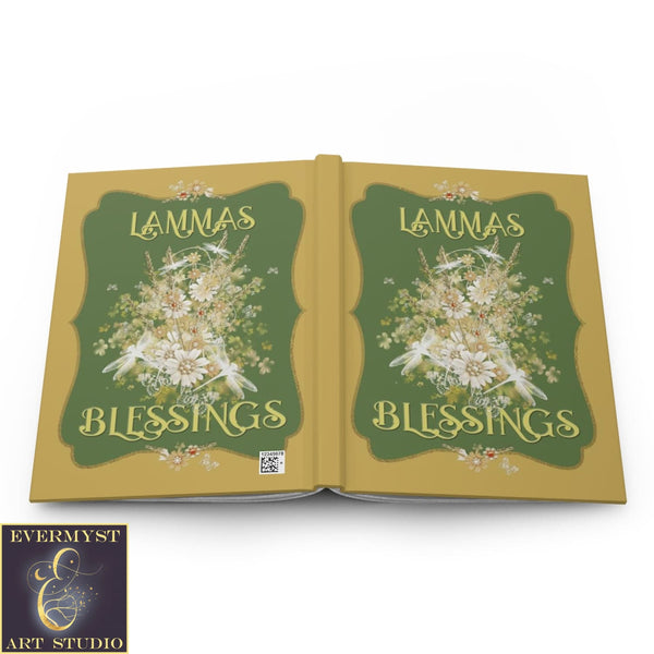 Hardcover Journal Lammas Blessings Wicca Pagan Blank Book