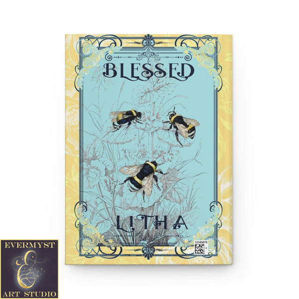 Hardcover Journal Litha Blessed Pagan Wicca Witch Blank Book