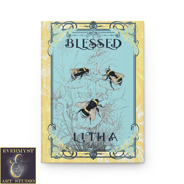 Hardcover Journal Litha Blessed Pagan Wicca Witch Blank Book