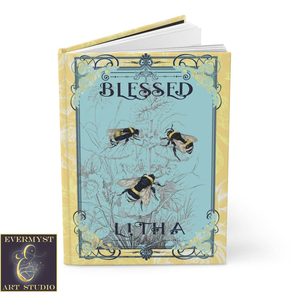 Hardcover Journal Litha Blessed Pagan Wicca Witch Blank Book