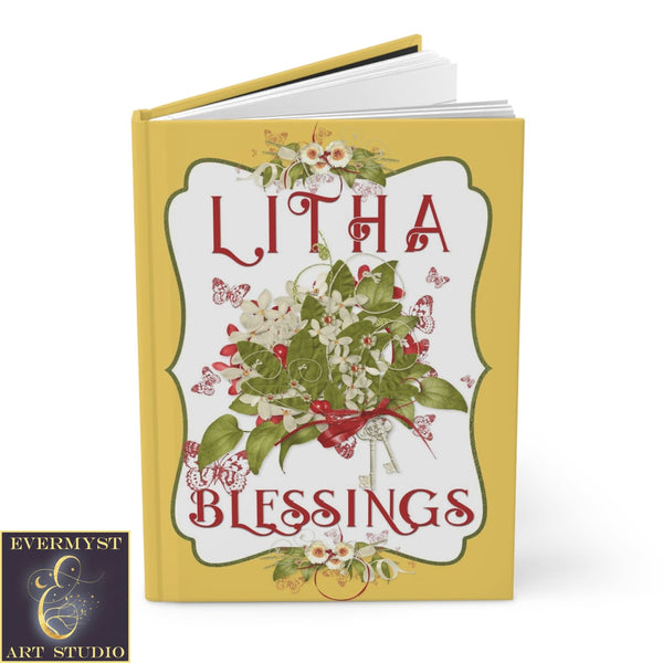 Hardcover Journal Litha Blessing Witch Wicca Pagan Blank Book