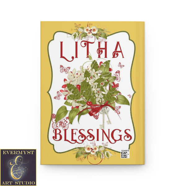 Hardcover Journal Litha Blessing Witch Wicca Pagan Blank Book