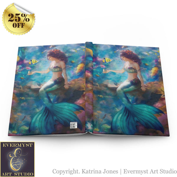 Hardcover Journal Mermaid Fantasy Mythic Blank Book