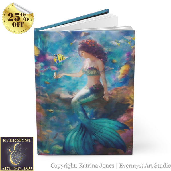 Hardcover Journal Mermaid Fantasy Mythic Blank Book