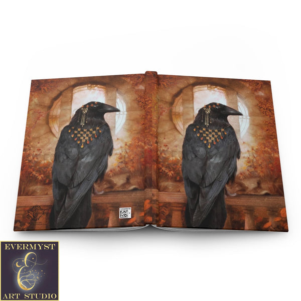 Hardcover Journal - Mystical Raven Witch Blank Book