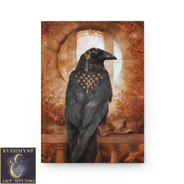 Hardcover Journal - Mystical Raven Witch Blank Book