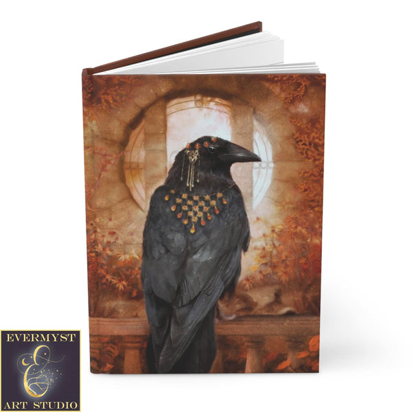 Hardcover Journal - Mystical Raven Witch Blank Book