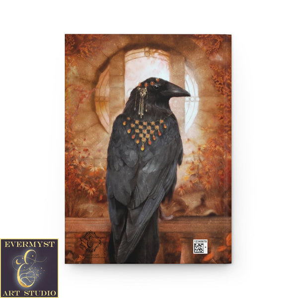 Hardcover Journal - Mystical Raven Witch Blank Book