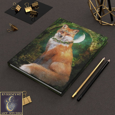 Hardcover Journal Mythic Fantasy Fox Blank Book