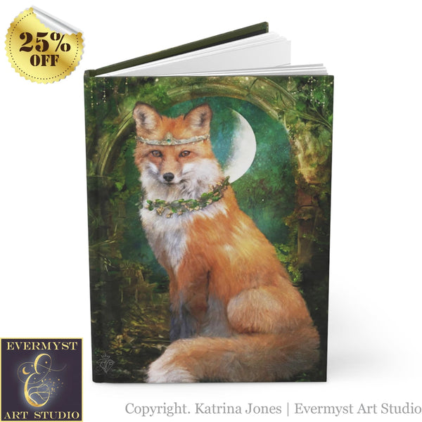 Hardcover Journal Mythic Fantasy Fox Blank Book