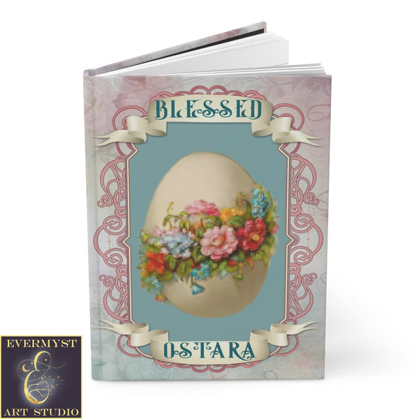 Hardcover Journal Ostara Blessed Spring Equinox Wicca Pagan Witch Blank Book