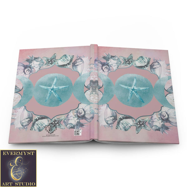 Hardcover Journal Water Witch Sea Triple Moon Goddess Blank Book