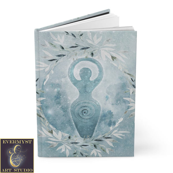 Hardcover Journal Winter Solstice Goddess Wicca Witch Blank Book