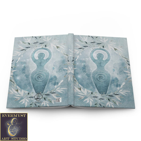 Hardcover Journal Winter Solstice Goddess Wicca Witch Blank Book