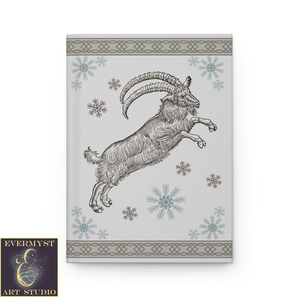 Hardcover Journal Yule Goat Julbock Blank Book