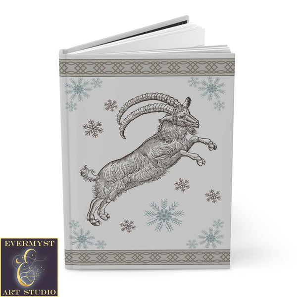 Hardcover Journal Yule Goat Julbock Blank Book