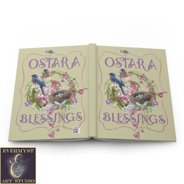 Hardcover Ostara Blessings Journal - Wicca Witch Pagan Spring Equinox