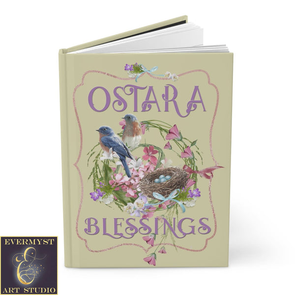 Hardcover Ostara Blessings Journal - Wicca Witch Pagan Spring Equinox