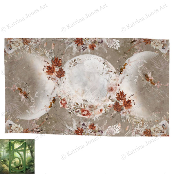 Tarot Cloth Altar Autumn Bounty Rec