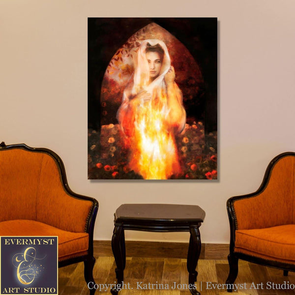 Vesta Art Hestia Goddess Painting Print