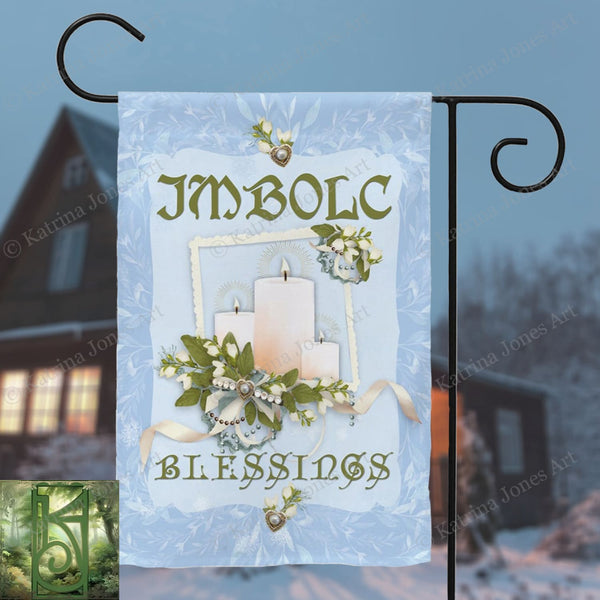 Imbolc Garden Flag Decoration Blessings