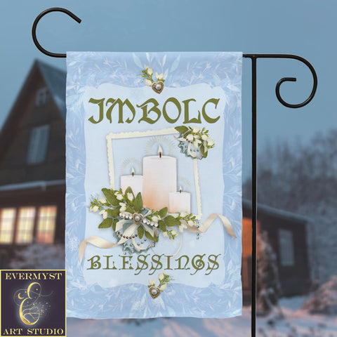 Imbolc Garden Flag Decoration Blessings