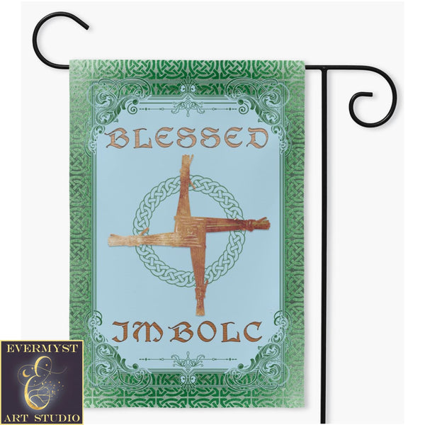 Imbolc Garden Flag - Pagan Celtic Spring Decor