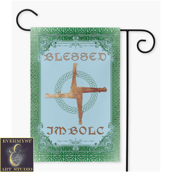 Imbolc Garden Flag - Pagan Celtic Spring Decor