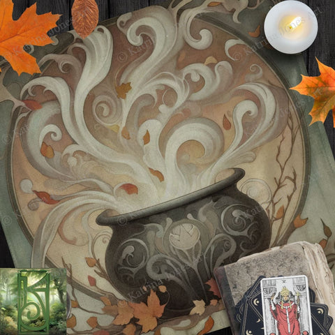 a painting of a vase and a deck of cards