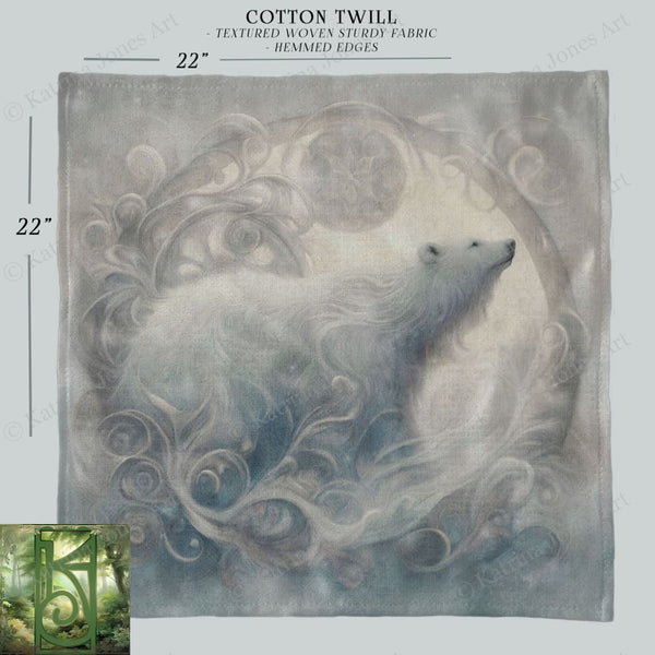 a drawing of a polar bear on a gray background