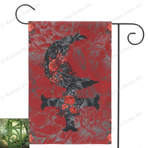 Lilith Symbol Garden Flag