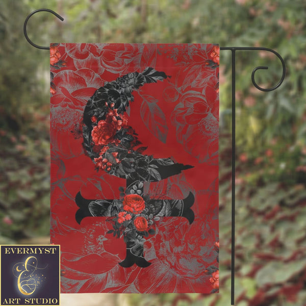 Lilith Symbol Garden Flag