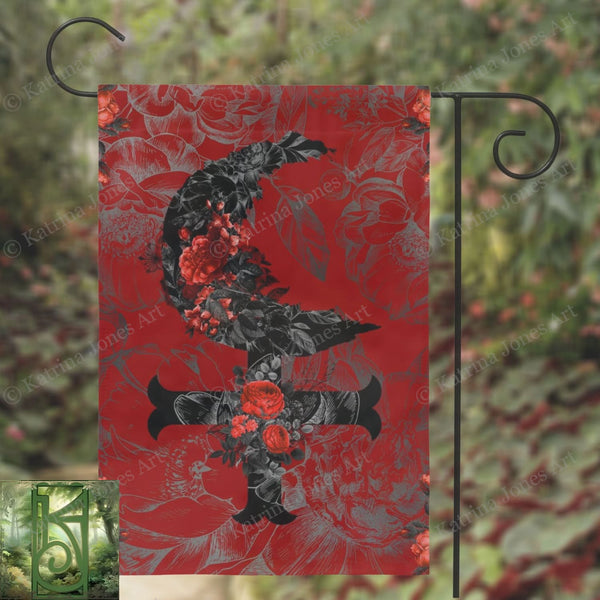 Lilith Symbol Garden Flag