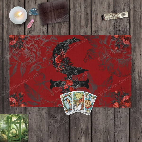 Altar Cloth Tarot Lilith Goddess Symbol Decor Rec