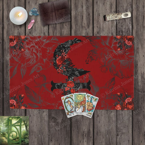 Altar Cloth Tarot Lilith Goddess Symbol Decor Rec