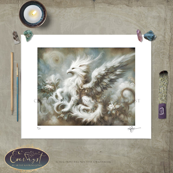 Gryphon Dream Spirit Fine Art Print Giclee - Limited Signed Edition