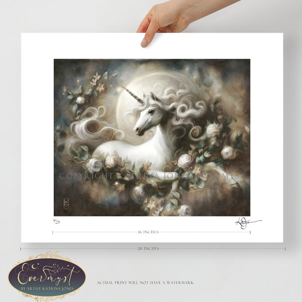 Unicorn Dream Spirit Fine Art Print Giclee - Limited Signed Edition