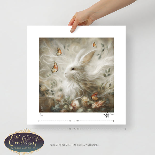 Rabbit Dream Spirit Fine Art Print Giclee - Limited Signed Edition