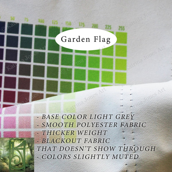 Nature Witch Garden Flag - Wicca Decor For Goddess Blessings