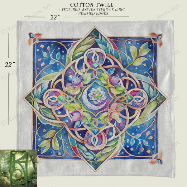 a picture of a quilt with a flower design on it